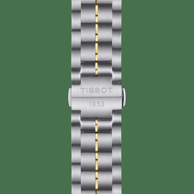 Men Tissot  | Tissot Luxury Powermatic 80 Grey/ Yellow Gold 1N14